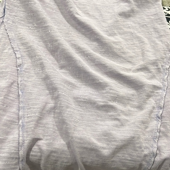 Free People lavender eyelet Henley - Picture 8 of 11